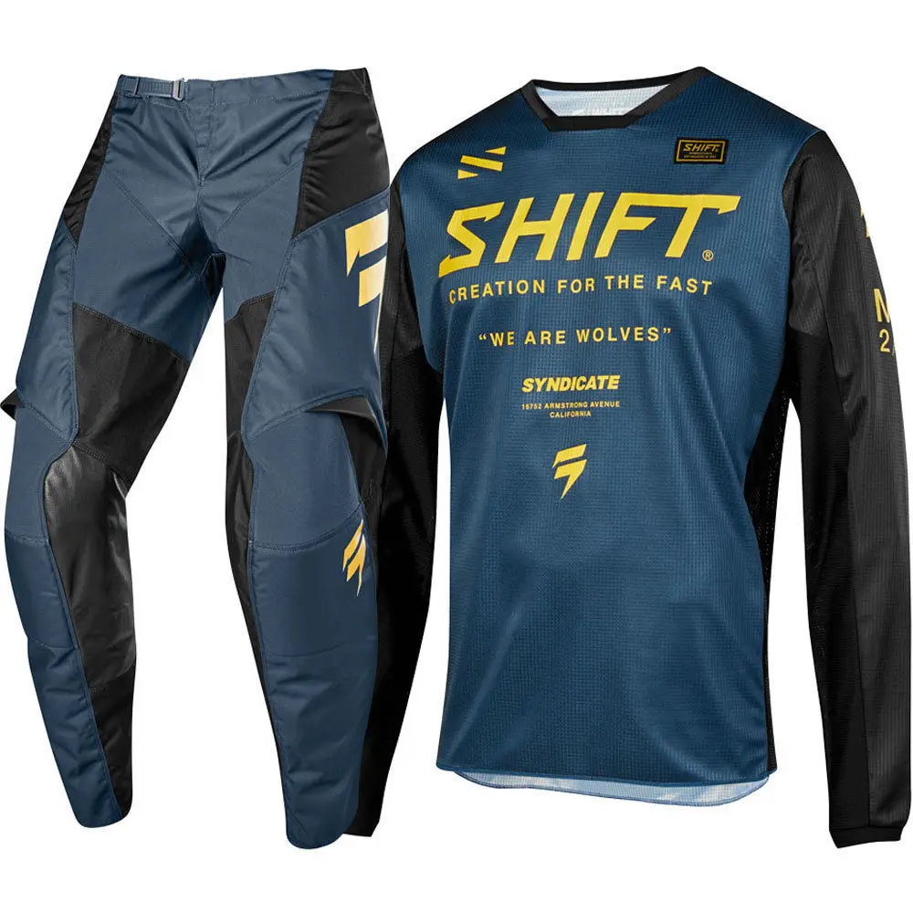 Оптовая продажа 2019 Горячая этикетка переключения грязи велосипед Джерси и брюки