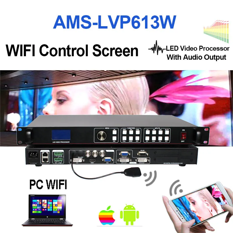 Бесшовный видеопереключатель с Wi-Fi как vdwall lvp603 светодиодный видеопроцессор