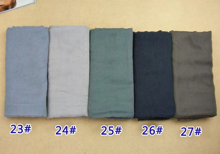 Шали Женские однотонные длинные из вискозы 10 шт./лот|shawl long|plain shawlsmuslim scarf |