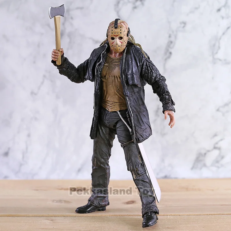 2009 Deluxe Edition NECA Figure Friday 13 Джейсон Вурхиз экшн-фигурка ПВХ ужас коллекционные игрушки модель игрушки