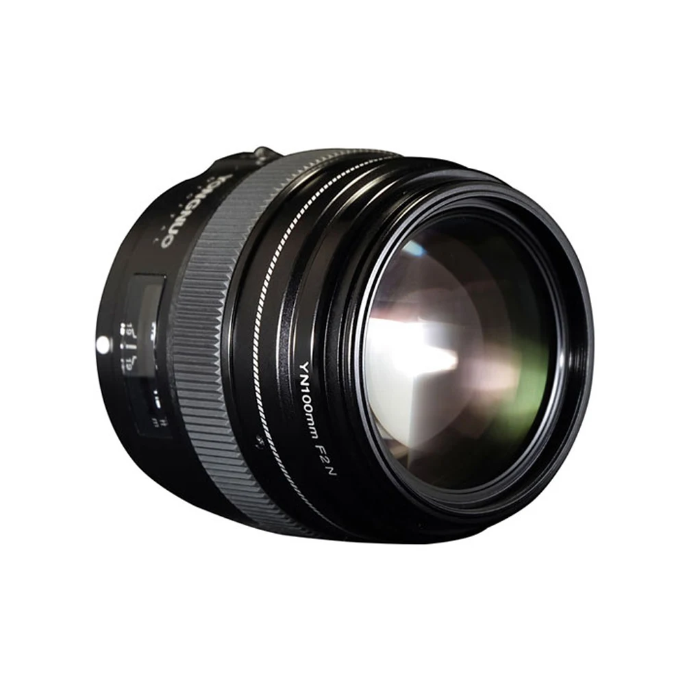YONGNUO YN100mm F2N AF/объектив MF с большой апертурой Стандартный Средний телеобъектив с фиксированным фокусным расстоянием для камеры Nikon