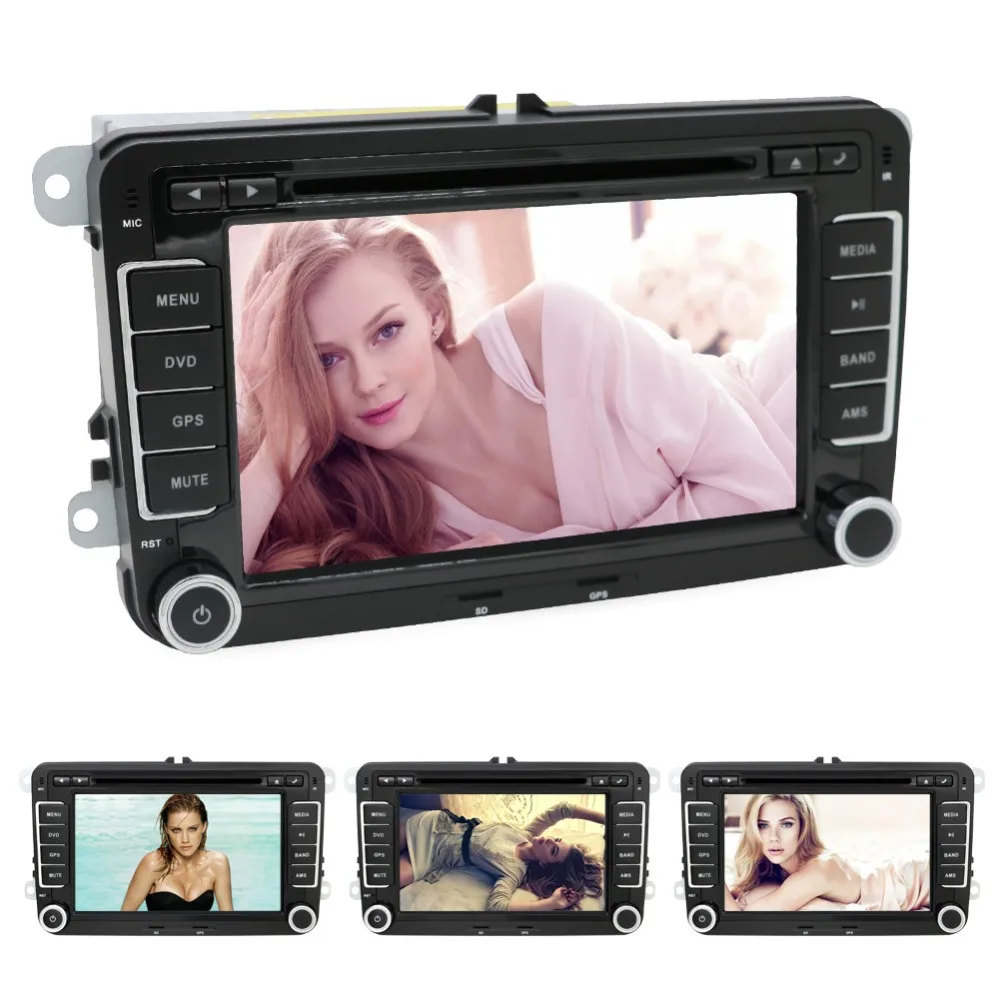 2 din радио VW dvd плеер для vw passat b6 polo golf 5 4 touran t5 caddy sharan с gps навигатором руль|car player|2 radio