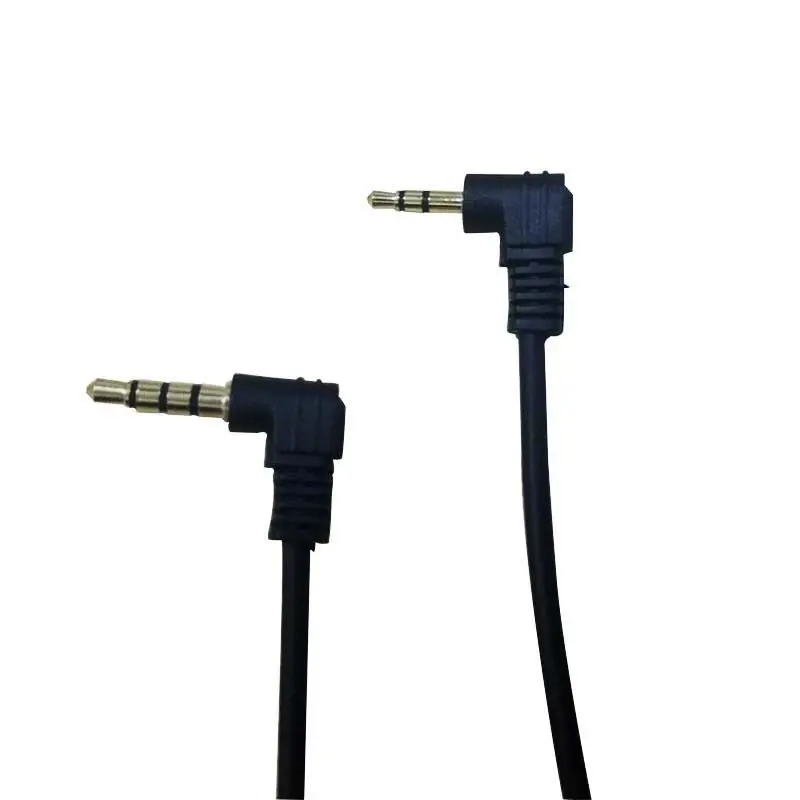 DANSPEED 1 5 м футов 2 мм TRS папа до 1/8 &quot3 4 полюса TRRS угол спиральный аудио кабель Шнур