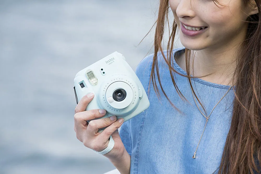 Оригинальная камера моментальной печати Fuji Fujifilm Instax Mini 9, компактная Обычная фотокамера для фотосъемки, подарочная бумага