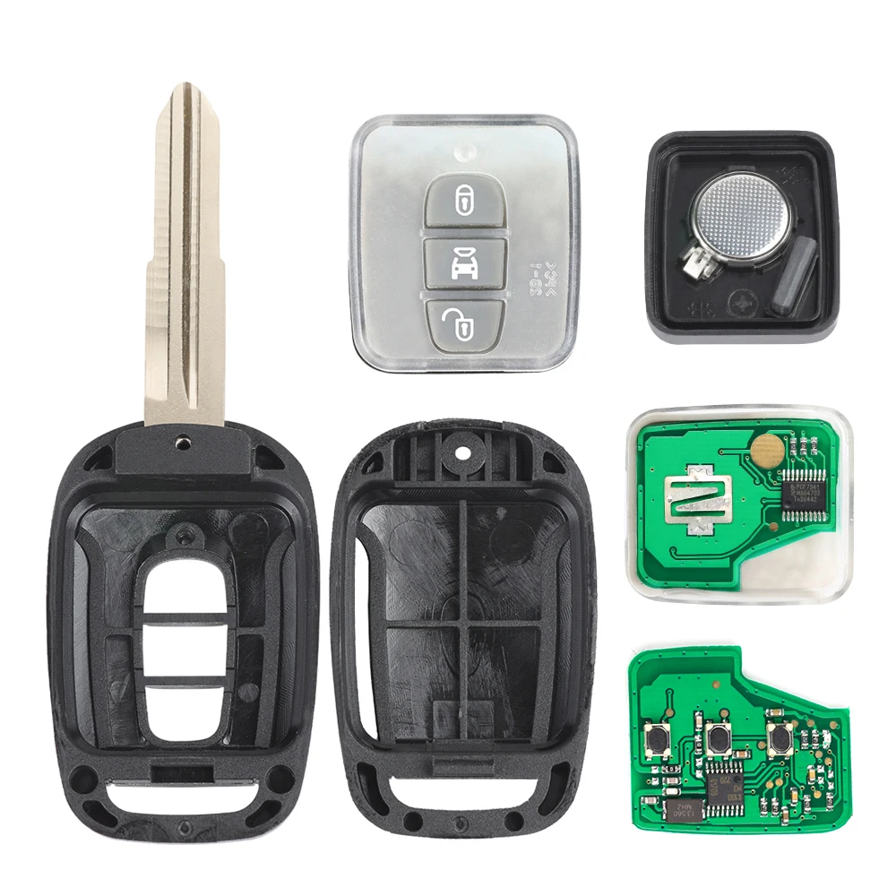KEYECU 2pcs for Chevrolet Captiva 2008 2009 2010 2011 2012 2013 Remote Car Key Fob 433MHz 3 Button OKA-151T | Автомобили и