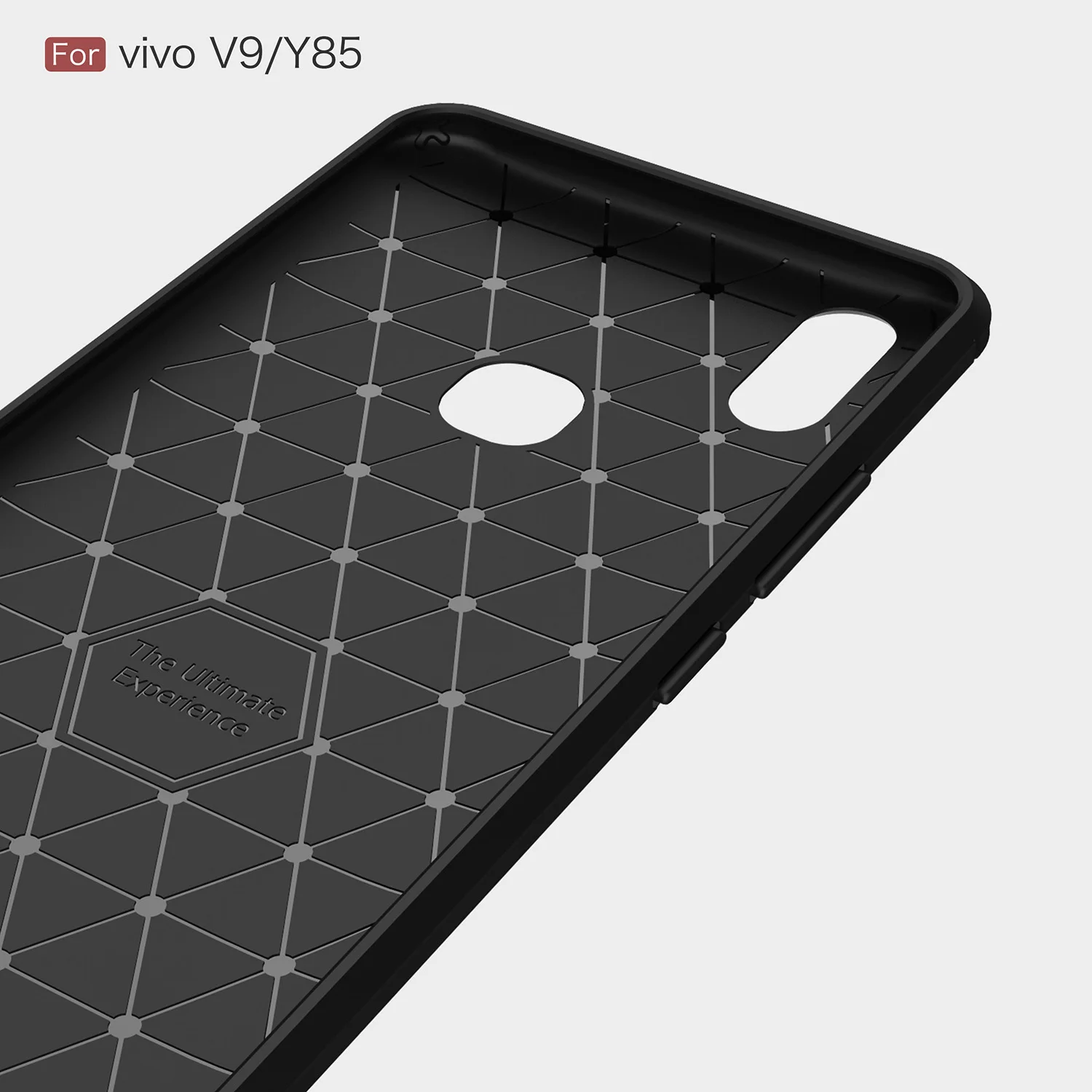 for Vivo V9 /V85 Case Slim Soft Silicon Luxury Brushed Back Cover Carbon Fiber TPU 6.3 inch Armor Protection Bag |