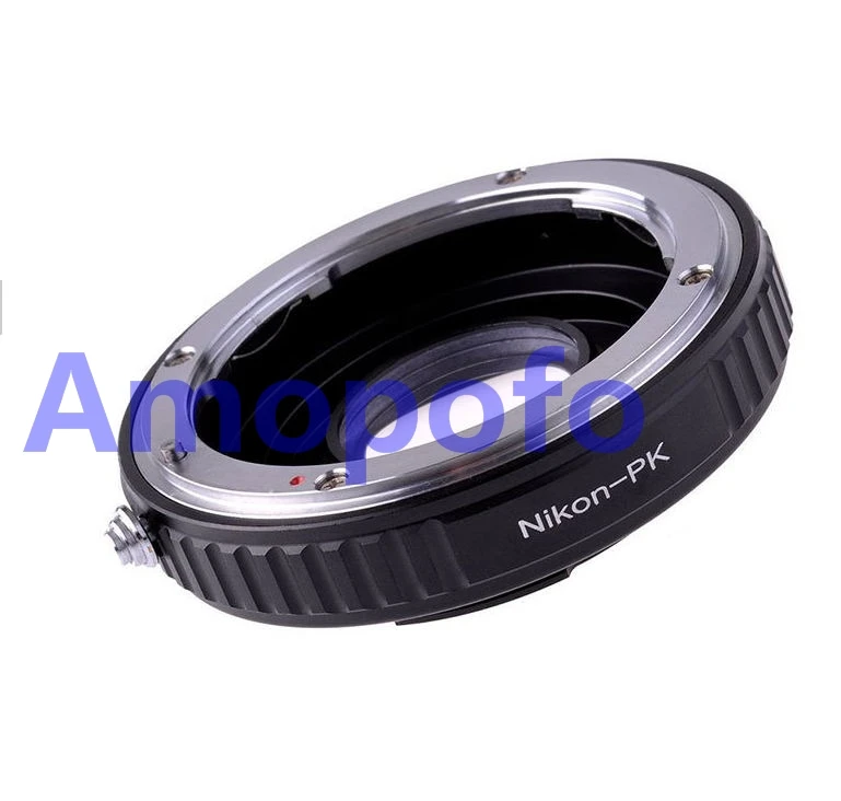 

Amopofo AI-PK band Optical glass Adapter,For Nikon AI AF F Lens to For Pentax K PK K110D K200D K20D K-3501. Band Optical glass