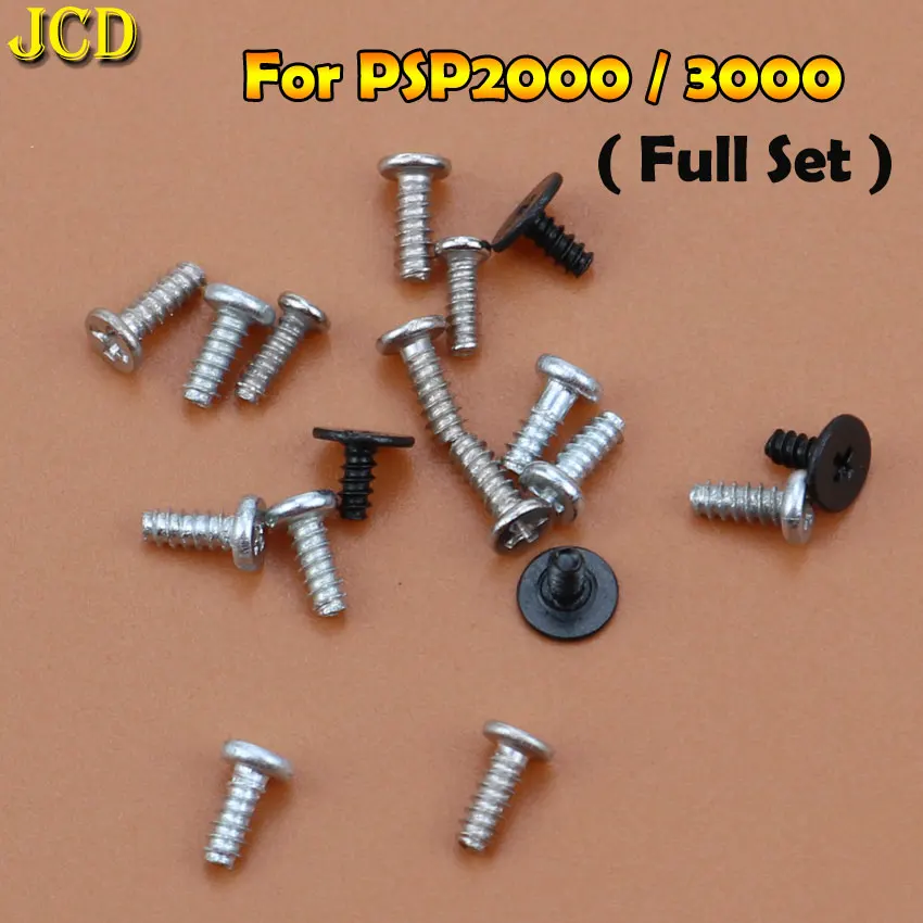 Набор винтов JCD для PS2 PS3 PS4 PSP1000 PSP2000 PSP3000 PSV1000 Xbox 360 Nintendo DS Lite NDSL комплект сменная