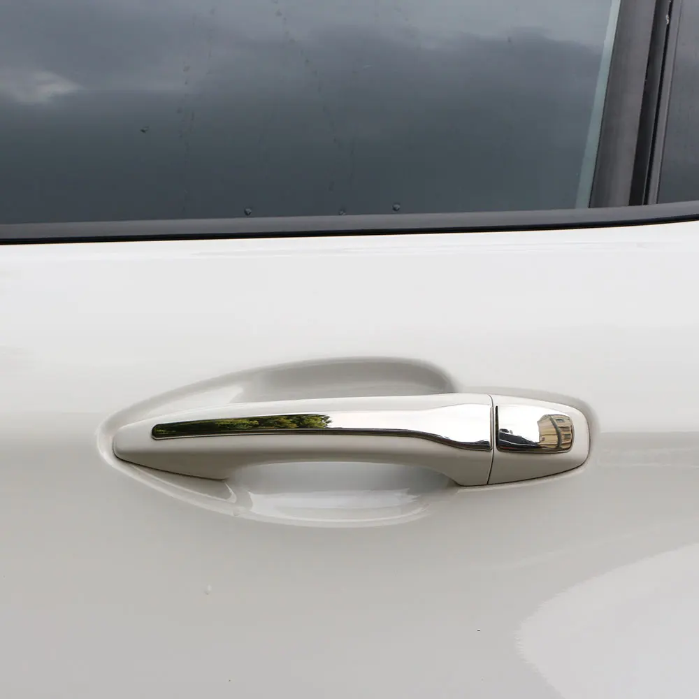 Jameo Авто дверные ручки защитная крышка Стикеры для peugeot 208 2008 3008 207 308 407 для Citroen C4 C6 аксессуары