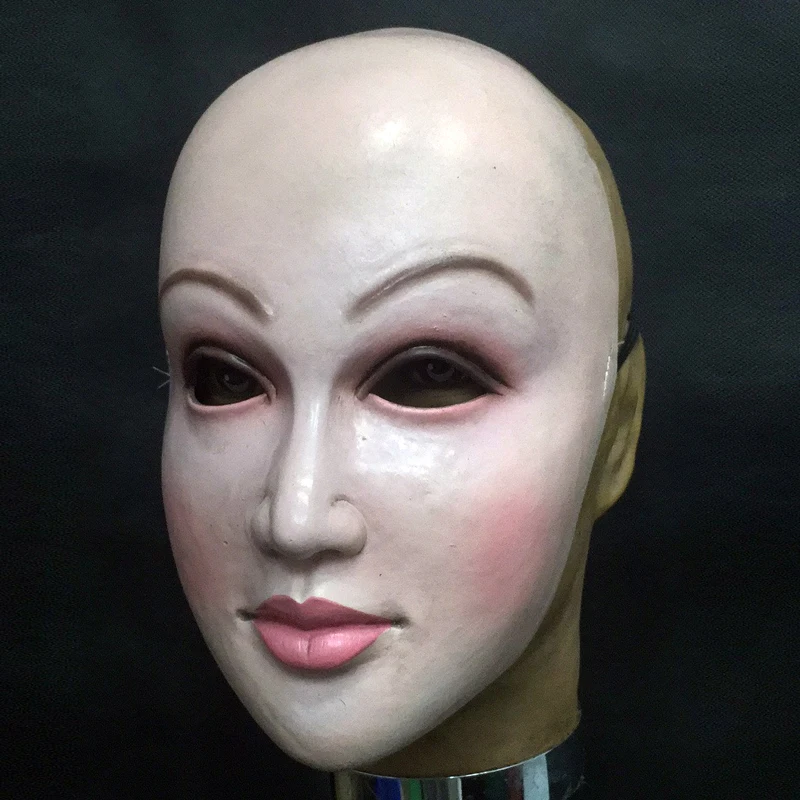 realistic female masks Halloween masks masquerade cosplay drag queen crossdresser male to female