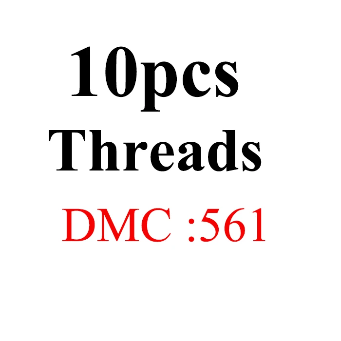1.2m10pcs-DMC561 Golden Panno DIY DMC 524-612 вышивка нитью нитки 10 шт./лот 1,2 м Набор для вышивки крестом наборы для вышивки крестом 11,12 - Цвет: 1.2m10pcs-DMC561