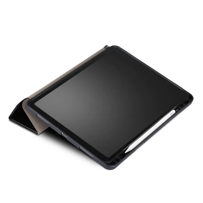 С держателем карандаша Чехол для iPad Pro 1"() силиконовый мягкий чехол для iPad Pro 11 дюймов Smart Cover Funda+ Pen+ Flim