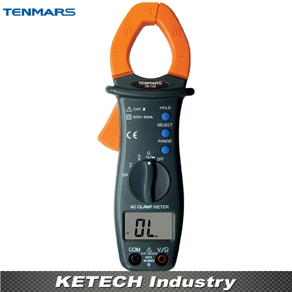 

3 1/2digits 600A Autoranging AC Clamp Meter Tester TENMARS TM16E