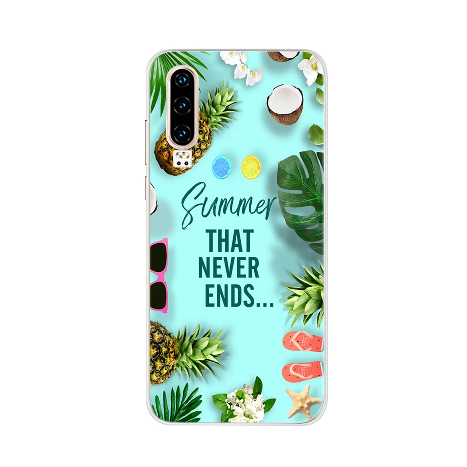 Модный чехол с рисунком для Huawei P30 P 30 Pro Lite чехлы мягкая тонкая задняя крышка