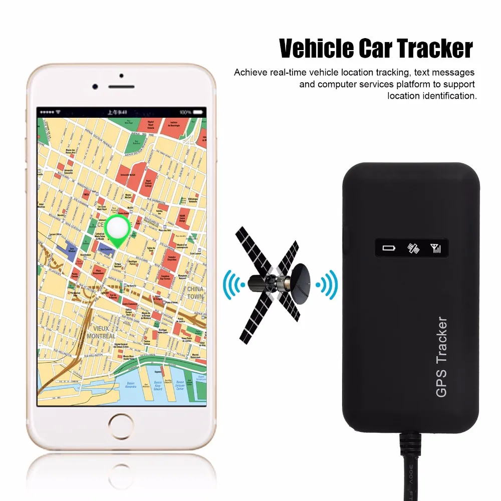 Автомобильный gps трекер Google link отслеживание адреса в реальном времени для