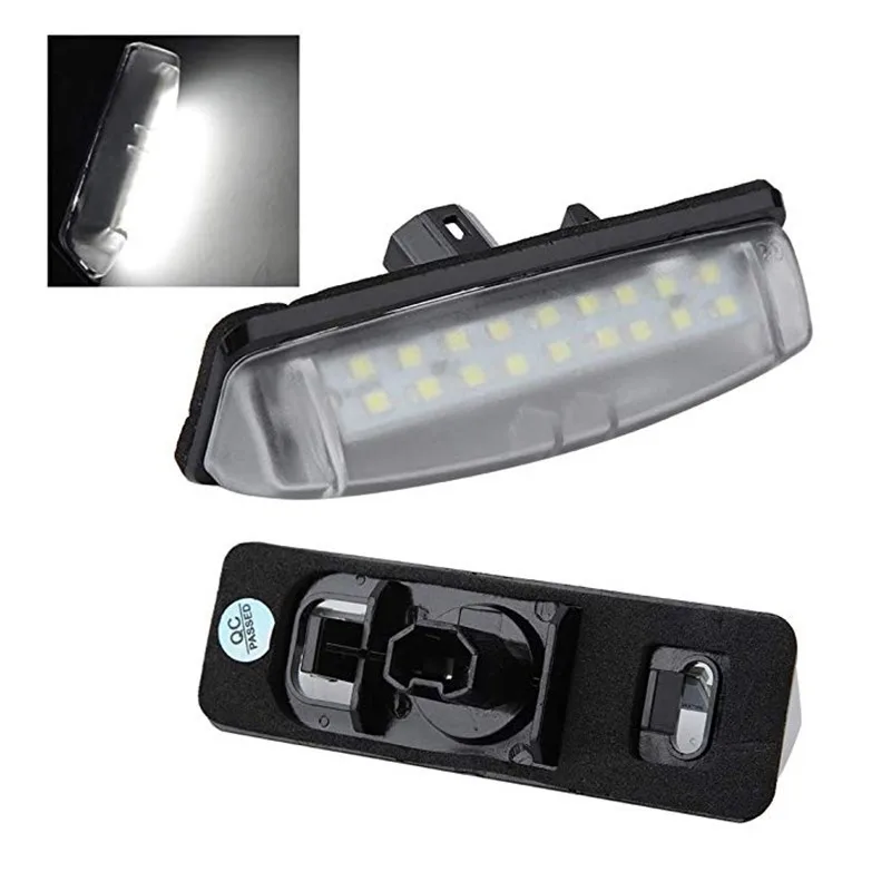 2 шт. без ошибок белый 18SMD светодиодный номер номерного знака для Toyota Camry Aurion Prius Lexus