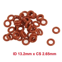 id 13 2mm x cs 2 65mm silicon rubber sealing gasket o ring red