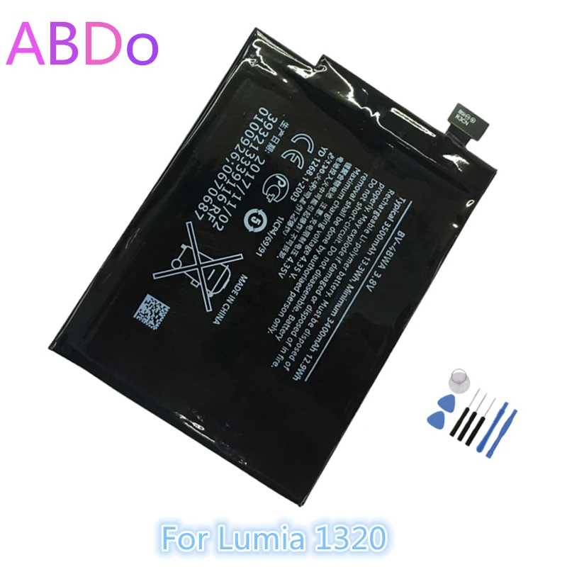 Аккумулятор для телефона Nokia Lumia 1320 3500 мА/ч сменные батареи AAA
