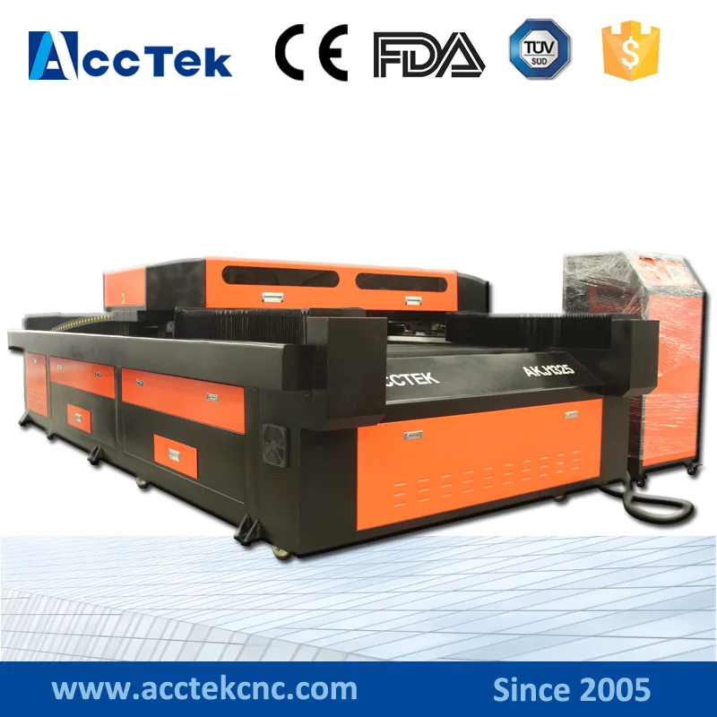 New machine double ballscrew transmission Leadshine driving system and servo motor laser cutting engraving AKJ1325 | Инструменты