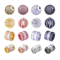 juya handmade beads jewelry beads supplies diy decorative copper spacer charm beads for natural stones beadwork jewelry making