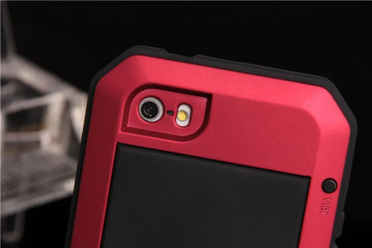 ERUN Роскошный Металлический противоударный чехол lunat для Apple iPhone 6/6s plus алюминиевый