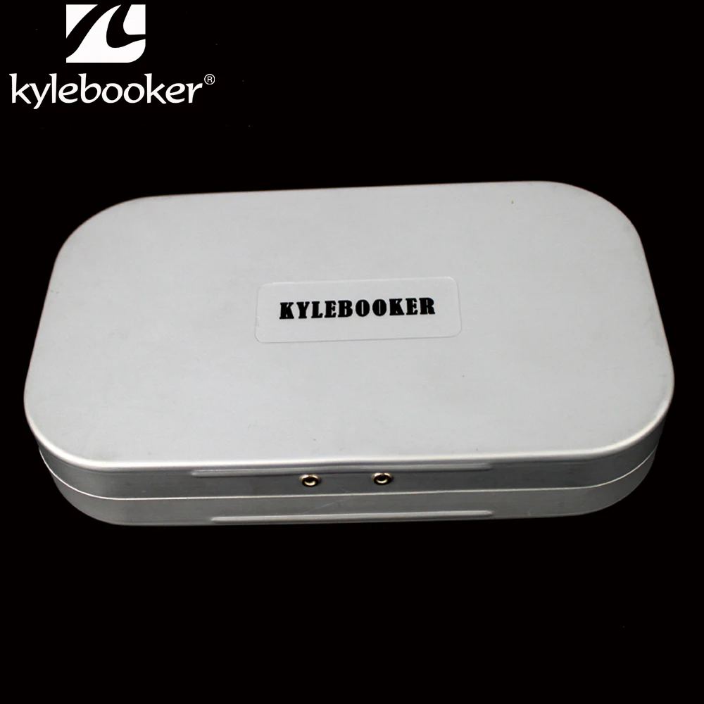 Fly Box новая многофункциональная алюминиевая 10 отсеков лист Прозрачная крышка