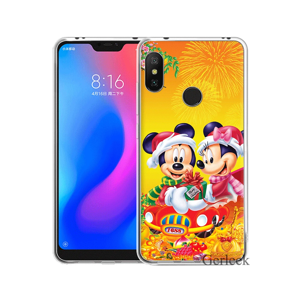 Чехол для телефона Xiaomi Redmi 4A 4X 5 5A 6 6A 7 7A 8A S2 GO K20 Pro чехол мыши новогодний | Мобильные
