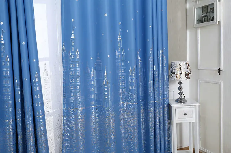2017 новое поступление с принтом &quotзамок&quot светонепроницаемые шторы для детской