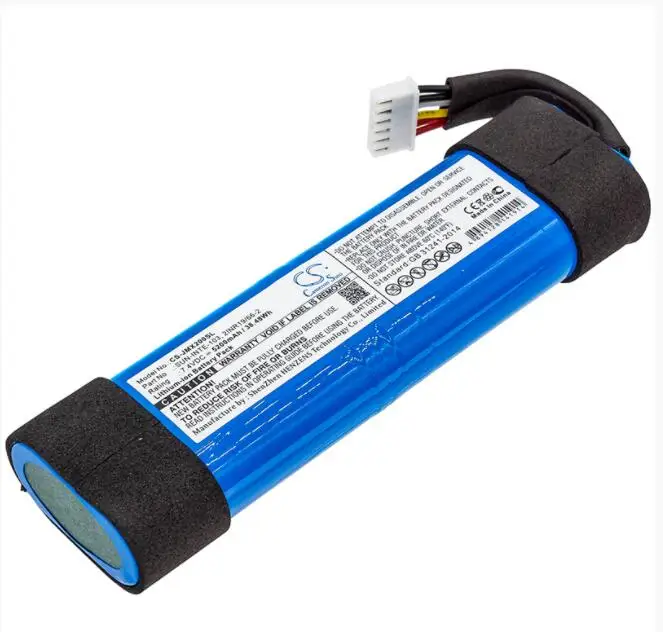 Cameron sino 5200 мА/ч, Батарея для JBL JBLXTREME2BLKAM JBLXTREME2BLUAM Xtreme 2 2INR19/66-2 SUN-INTE-103 Динамик Батарея