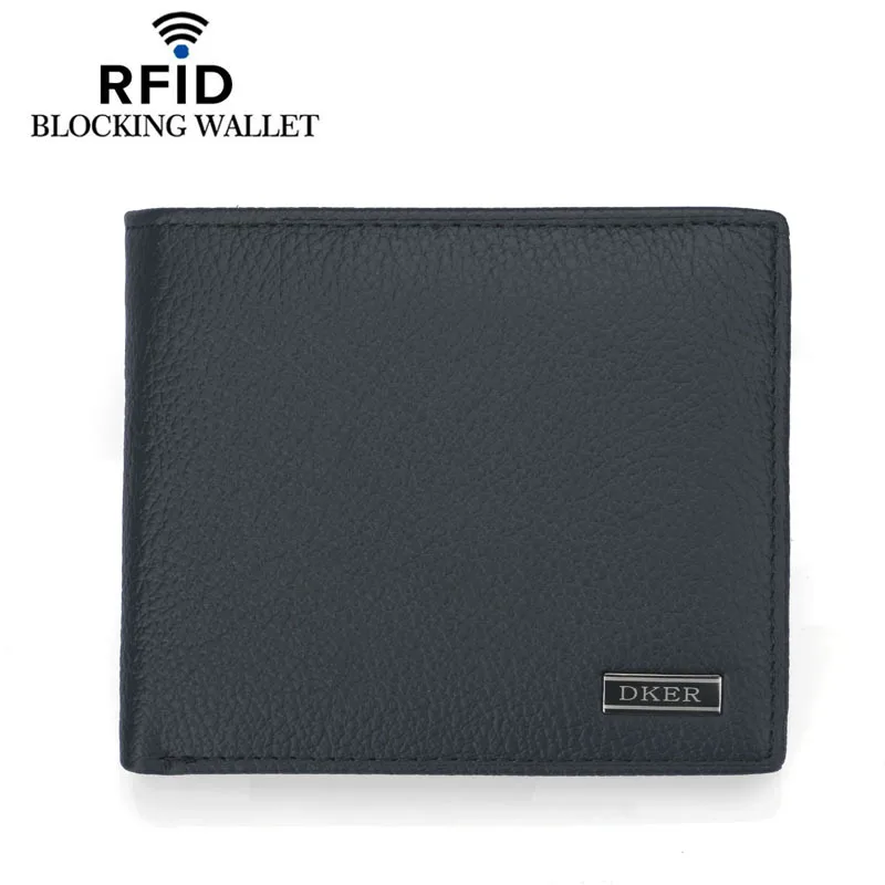 RFID Блокировка 2018 брендовый модный кошелек мужские кошельки из натуральной кожи