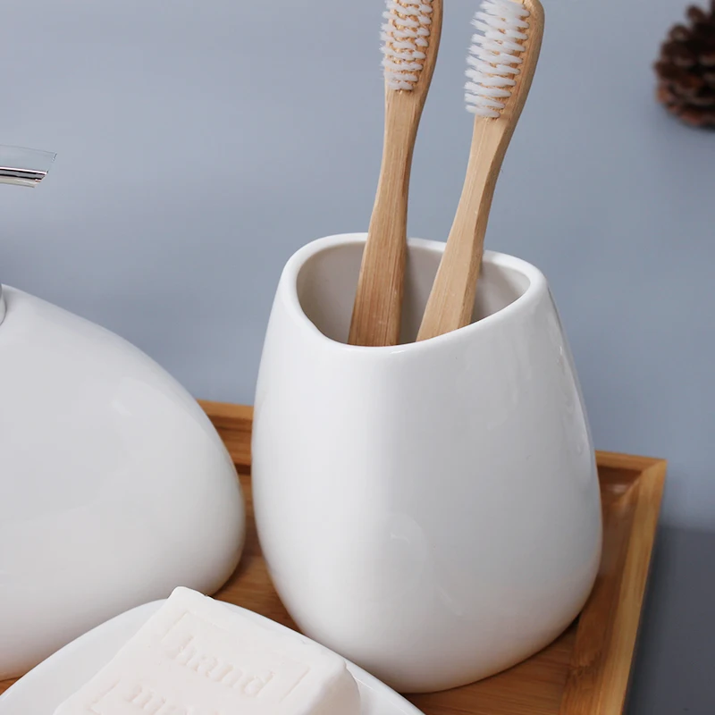 Набор аксессуаров для ванной комнаты 5 шт./компл. латексная бутылка из