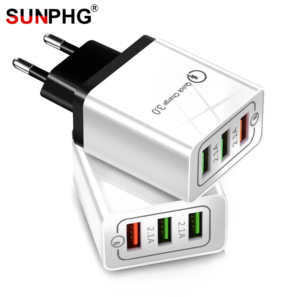 Быстрое зарядное устройство SUNPHG 3 0 USB для iPhone x 6 8 Samsung s9 Oneplus настенное мобильный