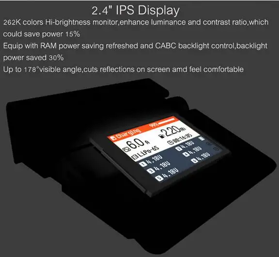 Isdt sc-620 500 Вт 20A мини Интеллектуальная подзарядка Батарея баланс Зарядное