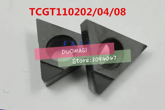 

Free shipping 2PCS TCGT110202TCGT110204/TCGT110208 CBN Diamond inserts ,Carbide Milling Inserts,Turning Milling Cutting Tools