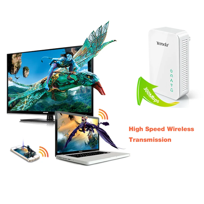 1 пара Tenda P202 мини 200 Мбит/с сетевой разъем Ethernet адаптер PLC совместимый с