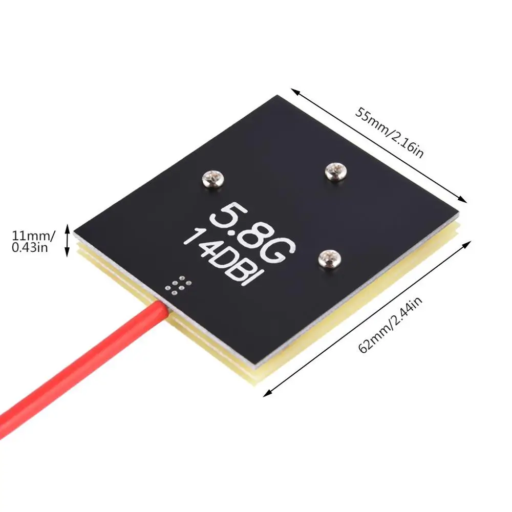 5 8G 14DBI с высоким коэффициентом усиления плоская мини панель RP SMA/SMA Антенна для FPV