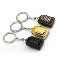 playerunknowns battlegrounds keychain level 3 backpack shape metal key ring holder men jewelry chaveiro ys12699
