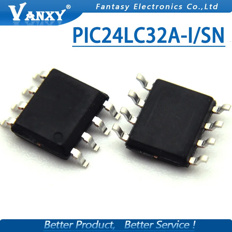 10 шт. 24LC32A I/SN PIC24LC32A SOP 8 24LC32AI 24LC32 SOP8 24LC32A|Интегральные схемы| |