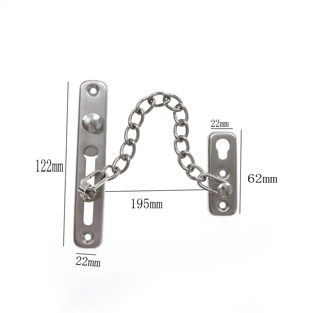 

Modern Stainless steel chain Locks door chain bolt Door chain guard Door Security Chain lock Doors Locks Accessories