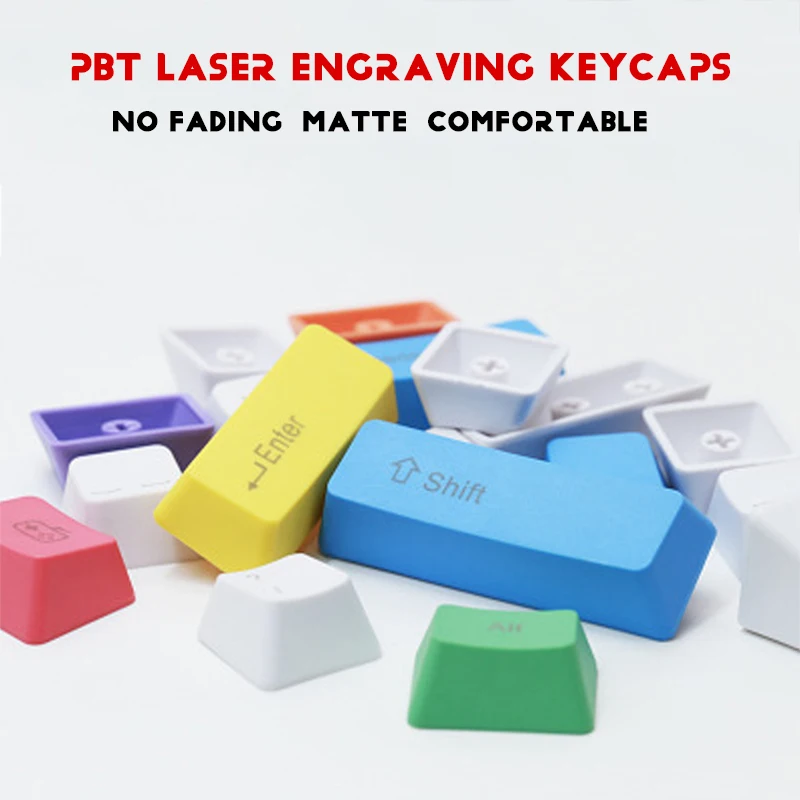 X87/108 PBT лазерная гравировка Keycaps Cherry MX механическая клавиатура Классическая