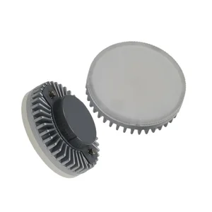 Диммируемая Светодиодная лампа GX53 для шкафа, 220 светодиодный переменного тока, 9 Вт, без алюминиевого корпуса, с крышкой из поликарбоната, 3000K4500K6000K