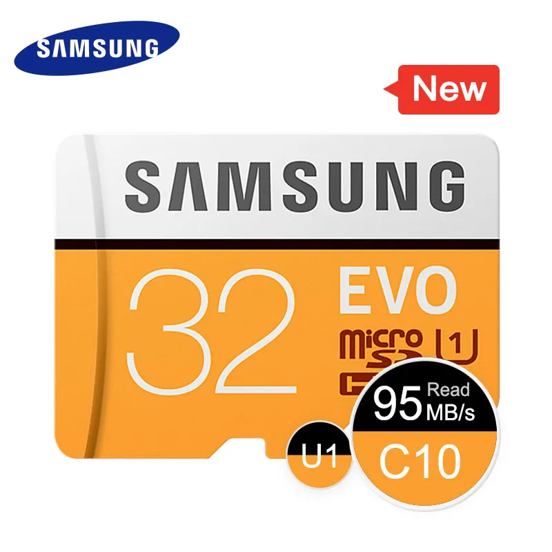 Samsung Новый 128 ГБ 64 Micro SD карты памяти EVO 32 95 МБ/с. 100 C10 SDHC SDXC u1 U3 г 100% оригинал карта