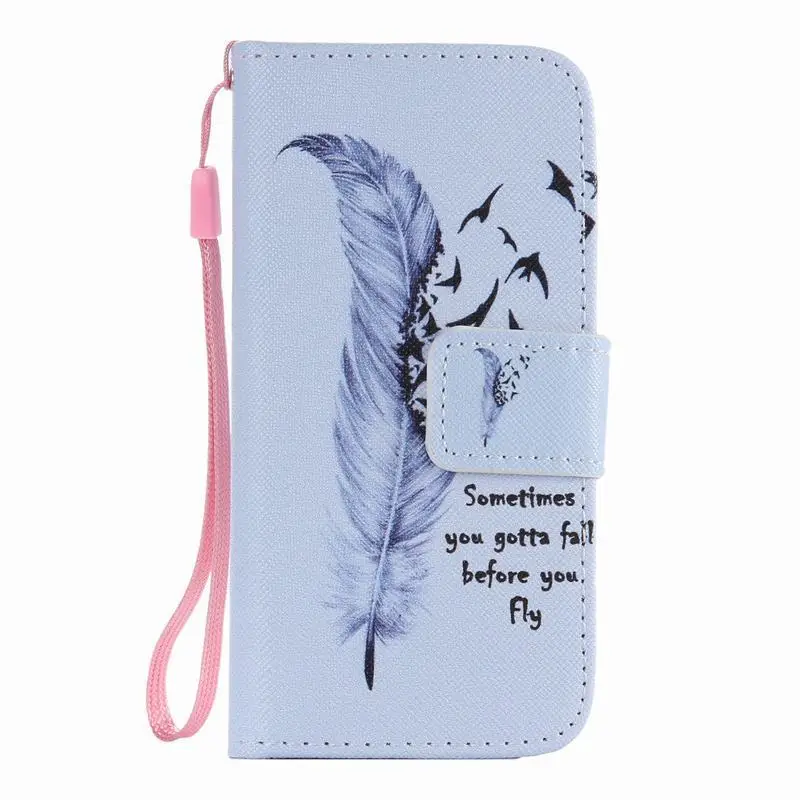 Для Coque iPhone 5S Чехол кожаный кошелек флип-чехол для телефона Apple iPhone 5 5S SE чехол милый мультяшный аниме Кот для девочек флип-чехол