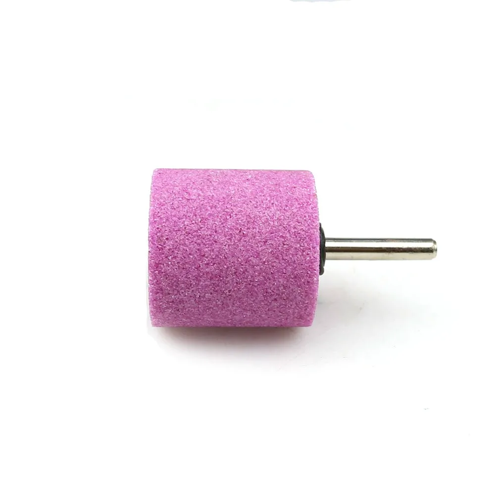 3 pieces 40mm Head Ceramic Stone Abrasive Grinding Mounted Points