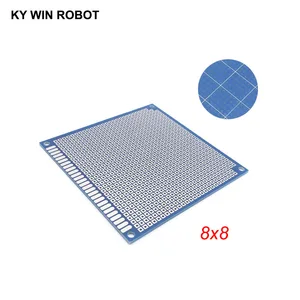 Печатная плата PCB, универсальная, односторонняя, 8x8 см, 80x80 мм