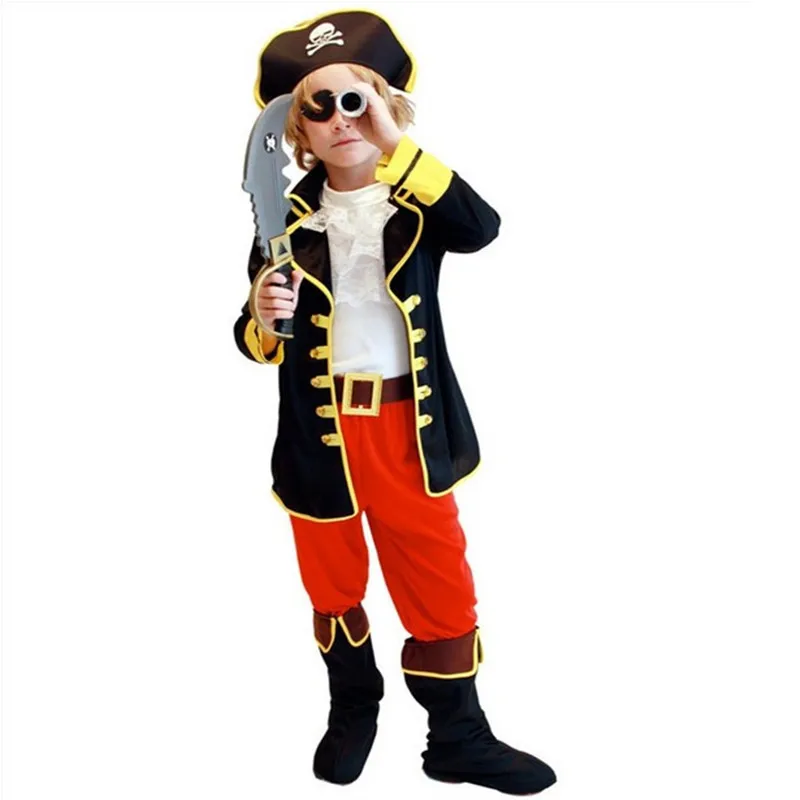 Children's day Costumes Pirates Halloween Christmas Gift for Children Kids Clothes Performance (no weapons) | Тематическая