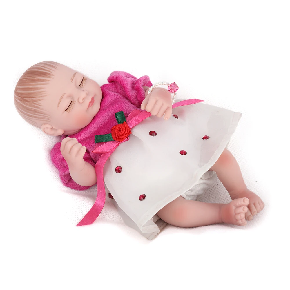 NPKDOLL 10 '𧮫y Reborn с силиконовым корпусом маленькая кукла детские игрушки для