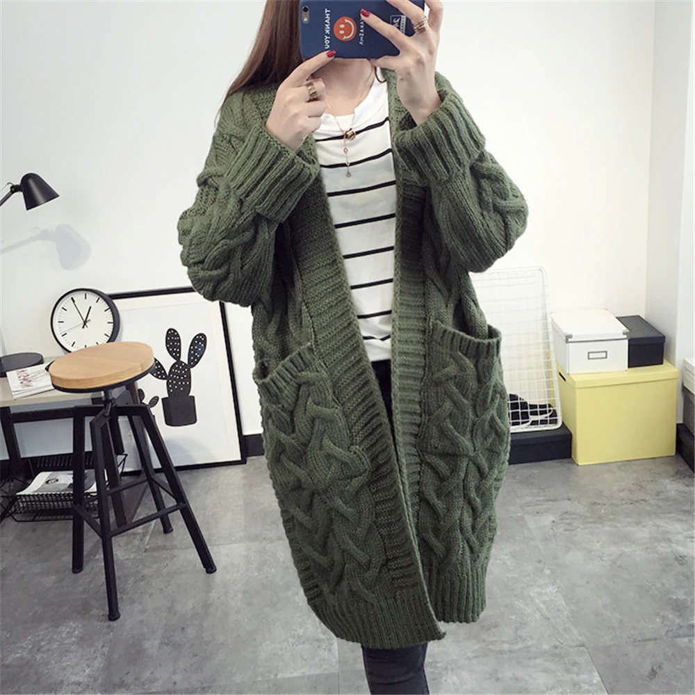 SWYIVY Cardigans Solid Women Sweater Crocheted Female V-neck Knitted Jacket High Quality |