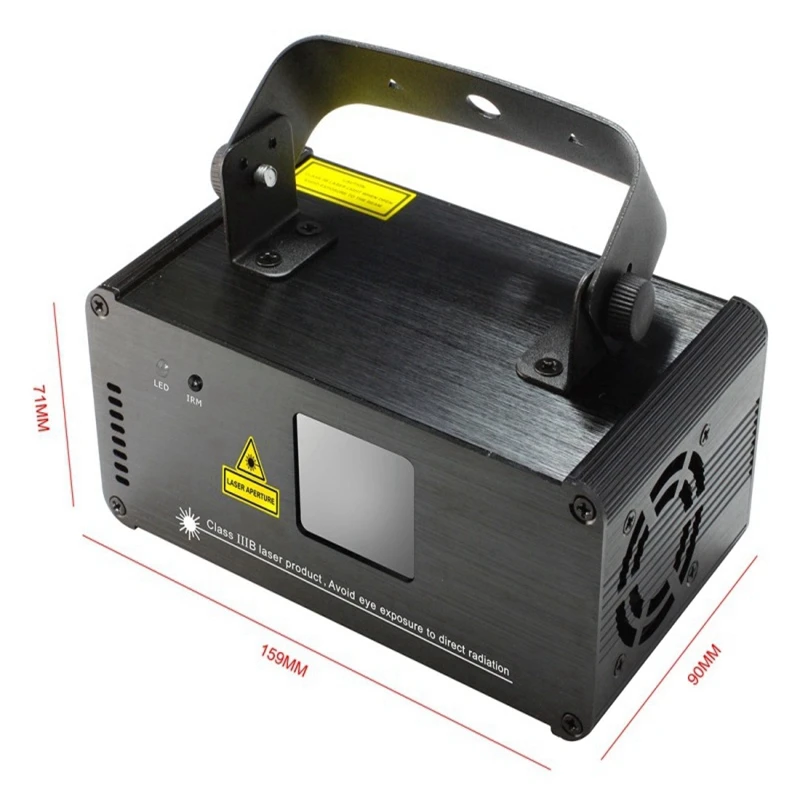 DM-RGY200 Мини ИК пульт дистанционного управления 8 CH DMX512 лазерный сценическое освещение Сканер DJ диско вечерние шоу проектор оборудование lazer освещение