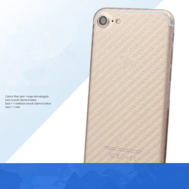 2 шт. для iphone 6 6s 6splus полное покрытие прочная прозрачная углеволоконная защитная